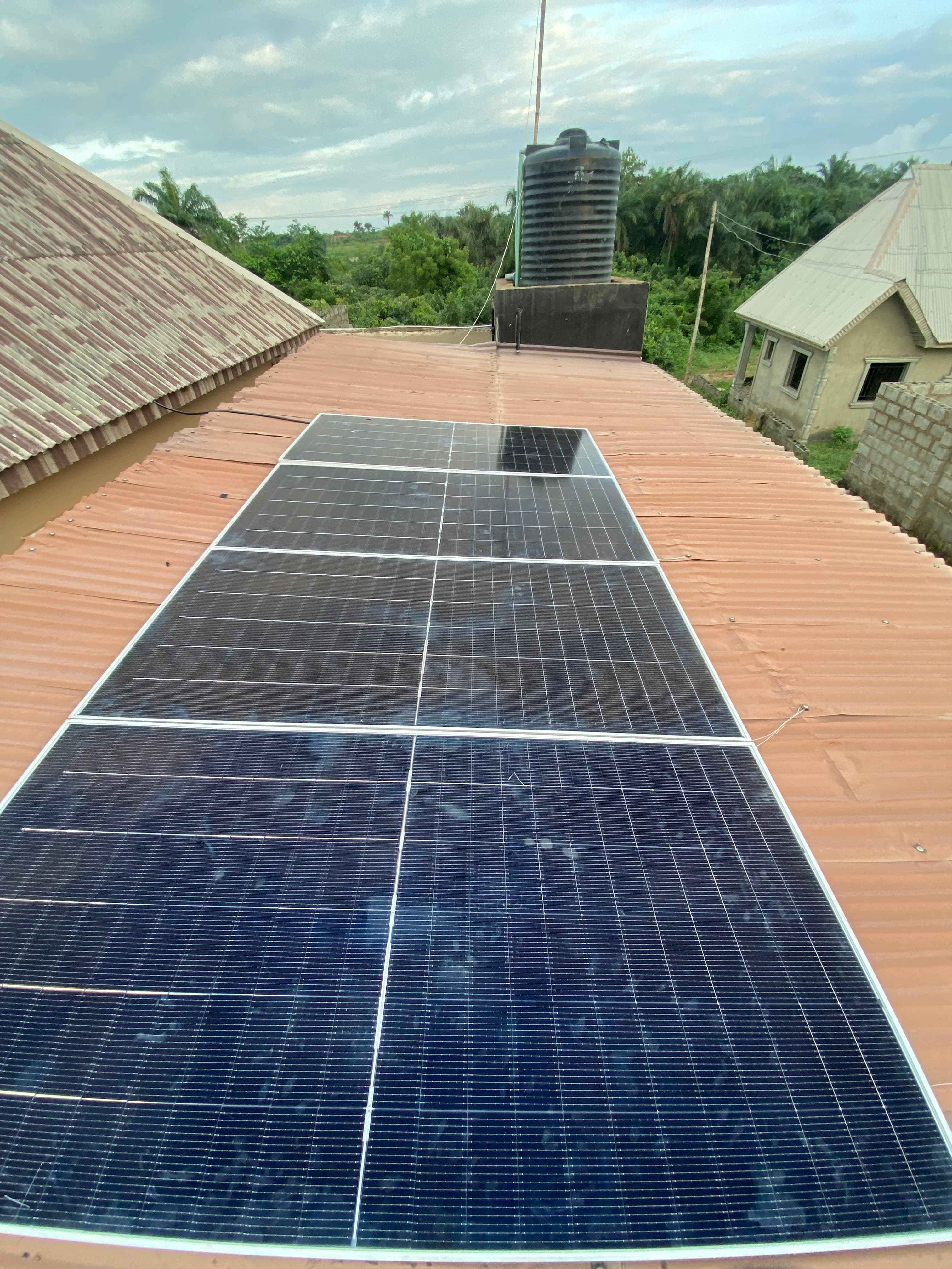 3kVA solar panels outdoors